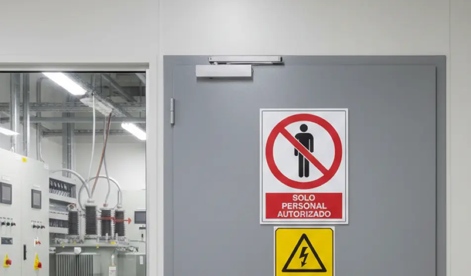 señalizacion riesgo electrico normativa