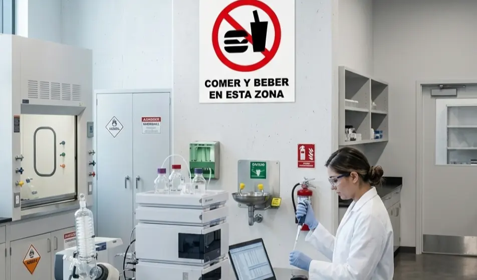 señales de seguridad en laboratorios