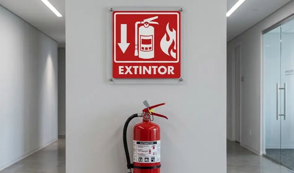 señalización para estacion de servicio