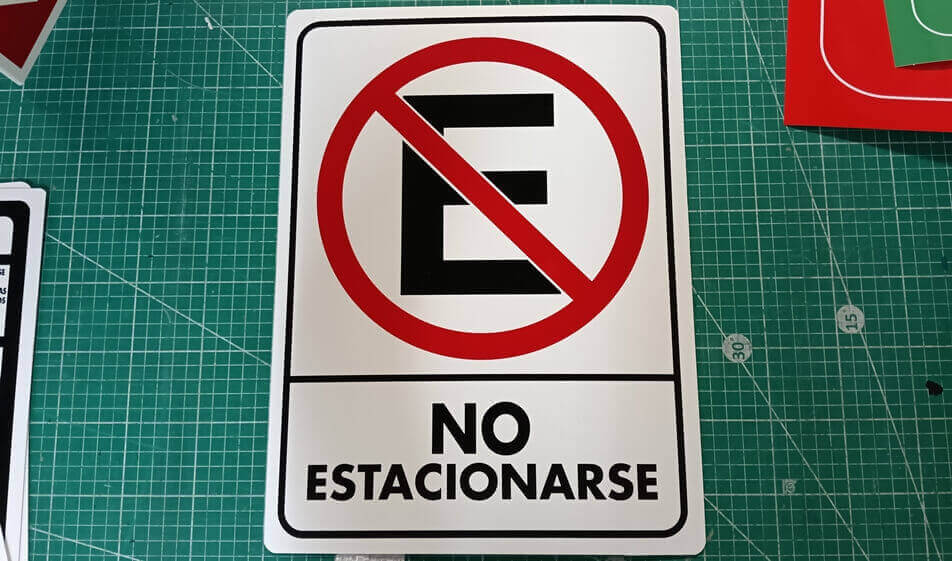 señales de estacionamiento