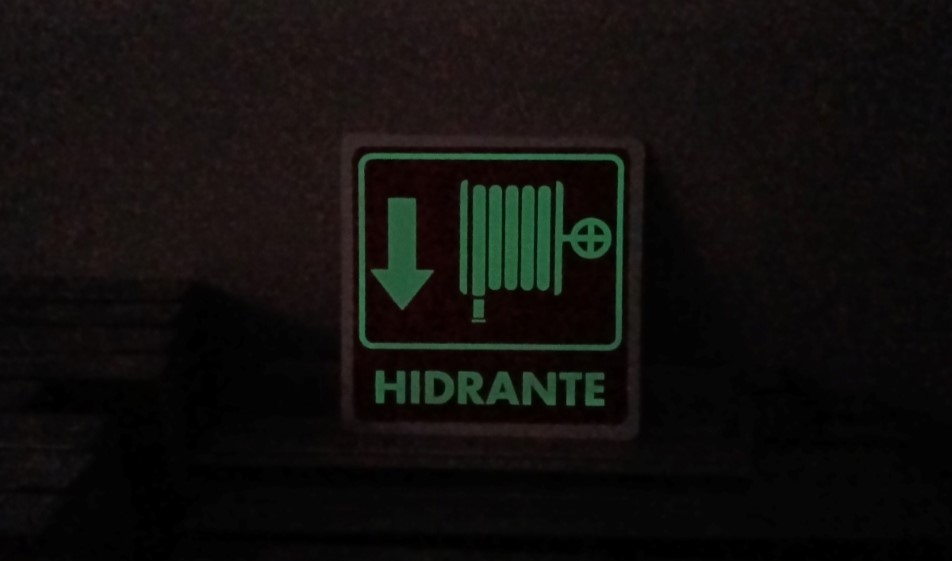 la señalización fotoluminiscente caduca